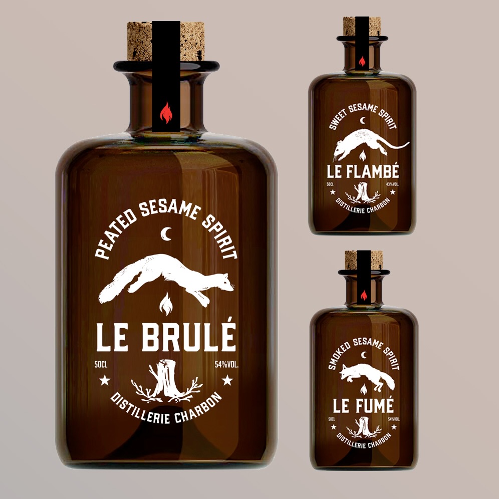 bouteille Charbon
